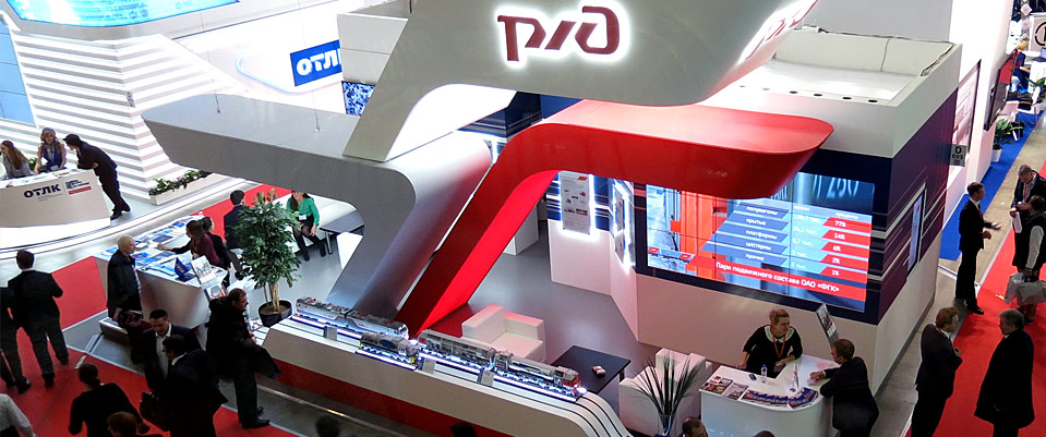 Расстановка выставочного оборудования